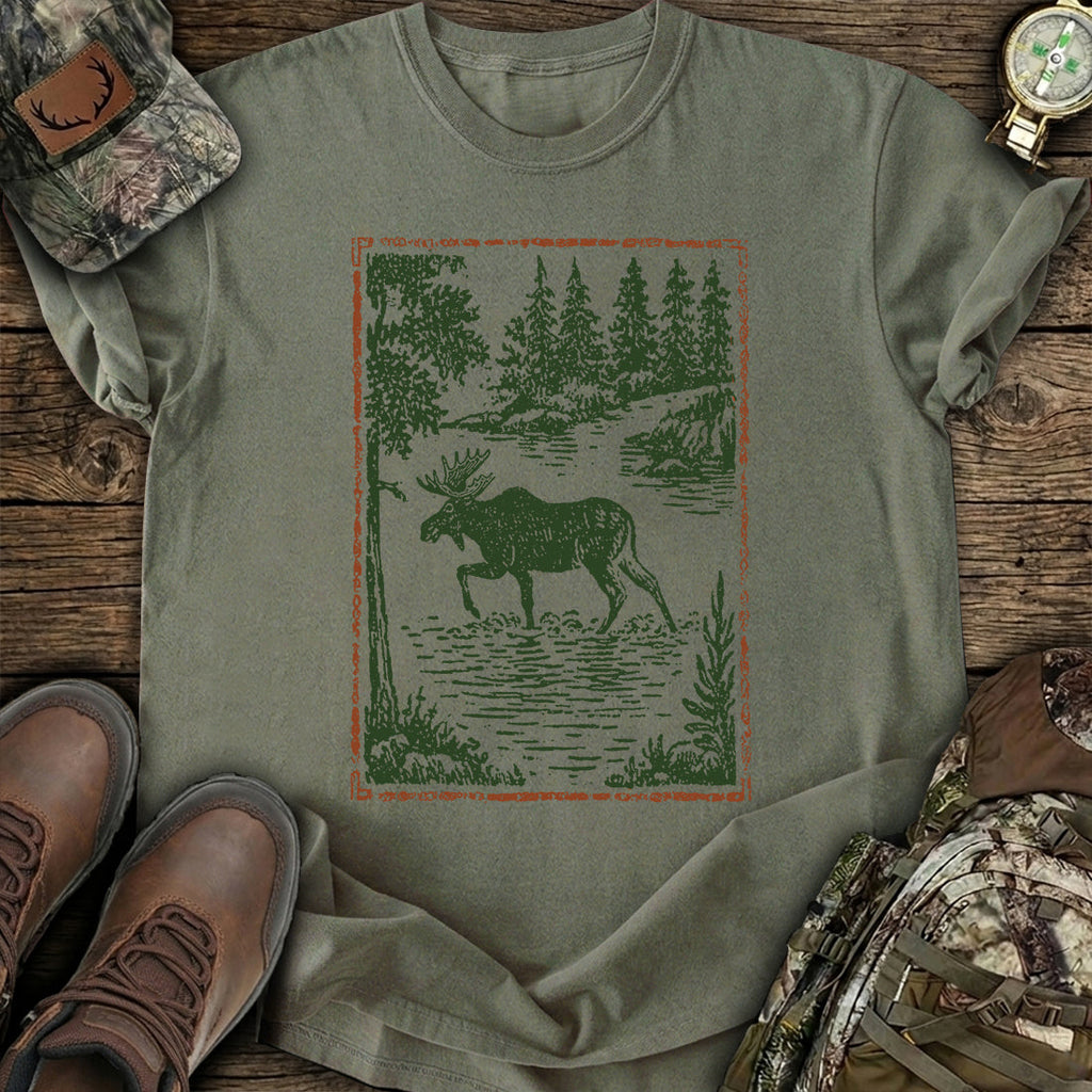 Timber Moose Solitude T-Shirt product image 5