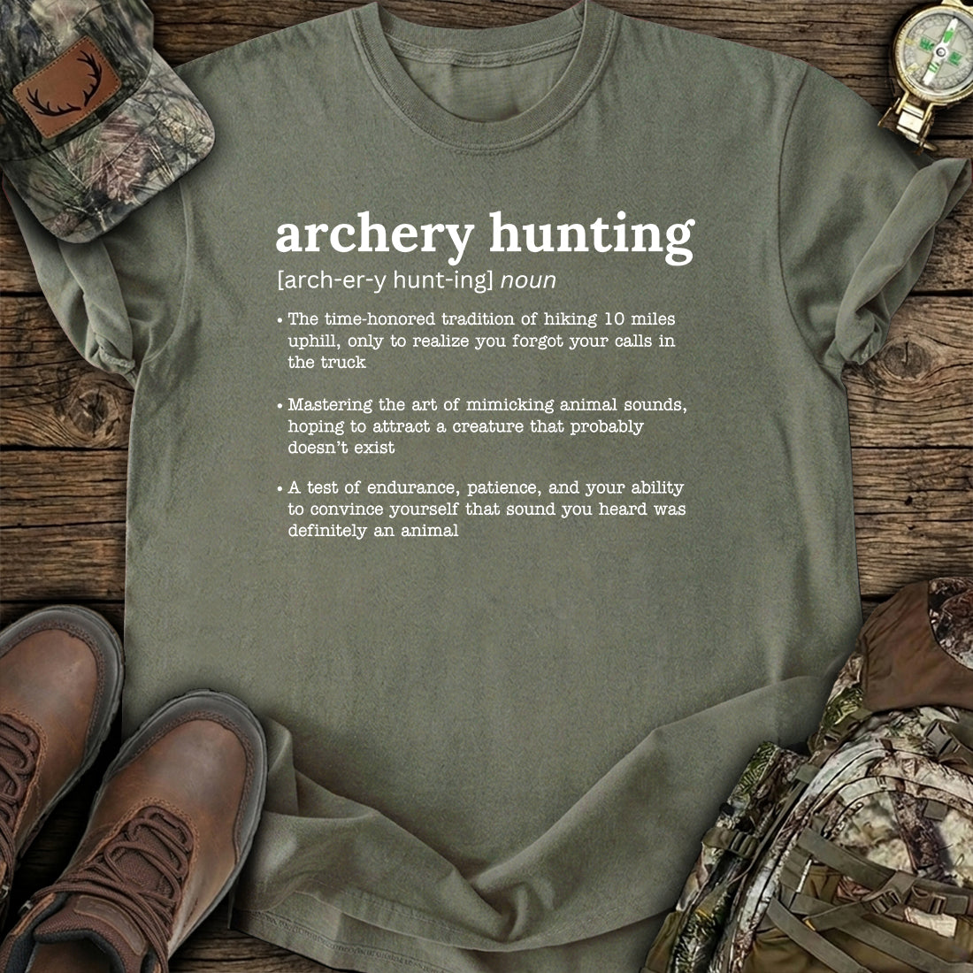 Archery Hunt Therapy T-Shirt product image 7