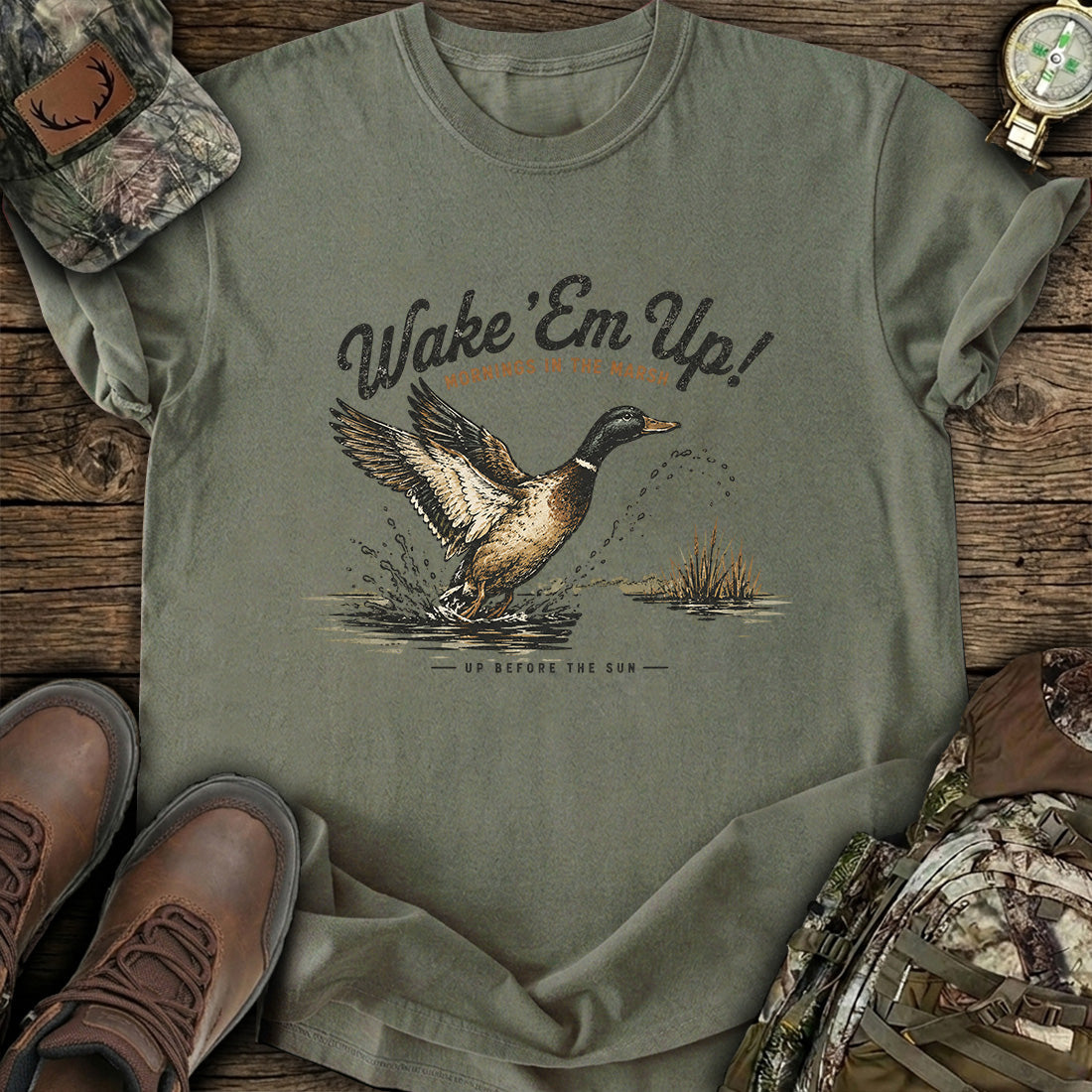 Duck Marsh Retro T-Shirt product image 7
