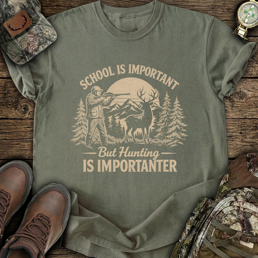 Funny Deer Hunting T-Shirt product image 6