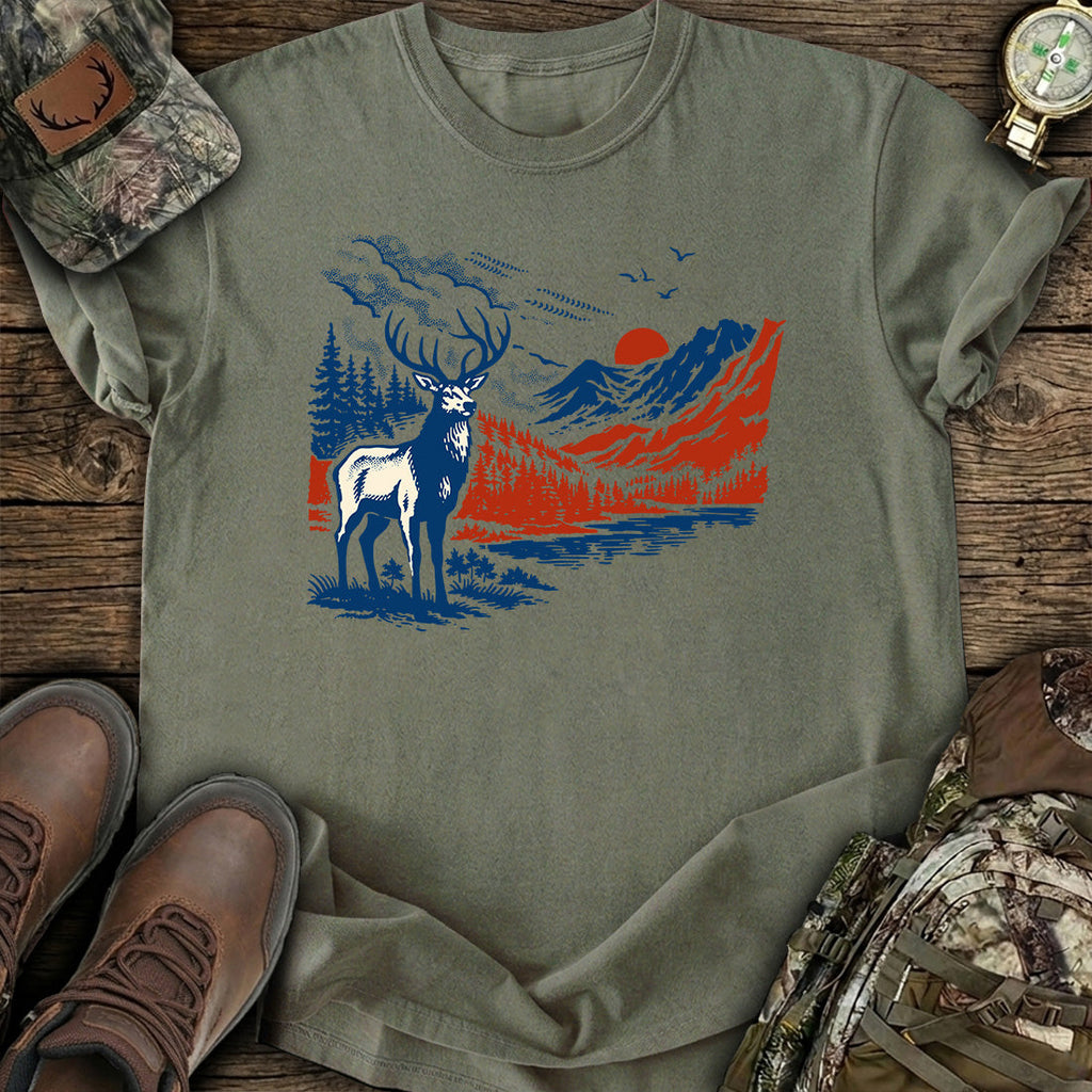 Mountain Deer Wilderness T-Shirt product image 4