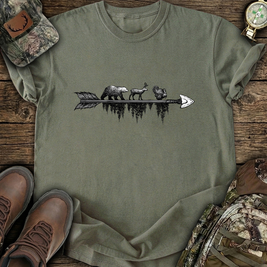 Hunting Arrow Wildlife T-Shirt product image 1