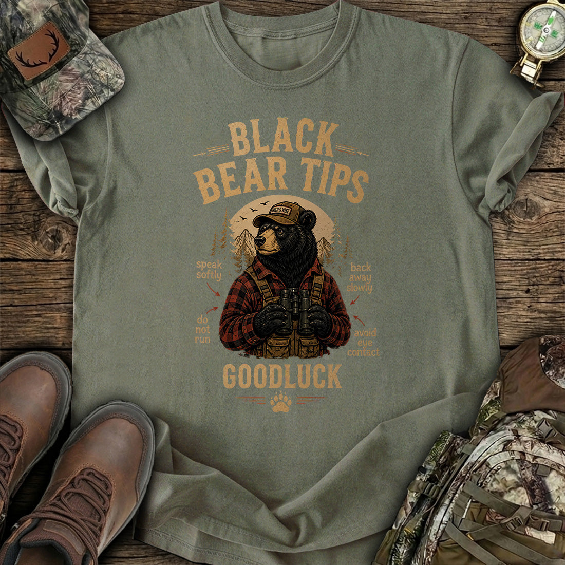 Black Bear Hunt T-Shirt product image 6