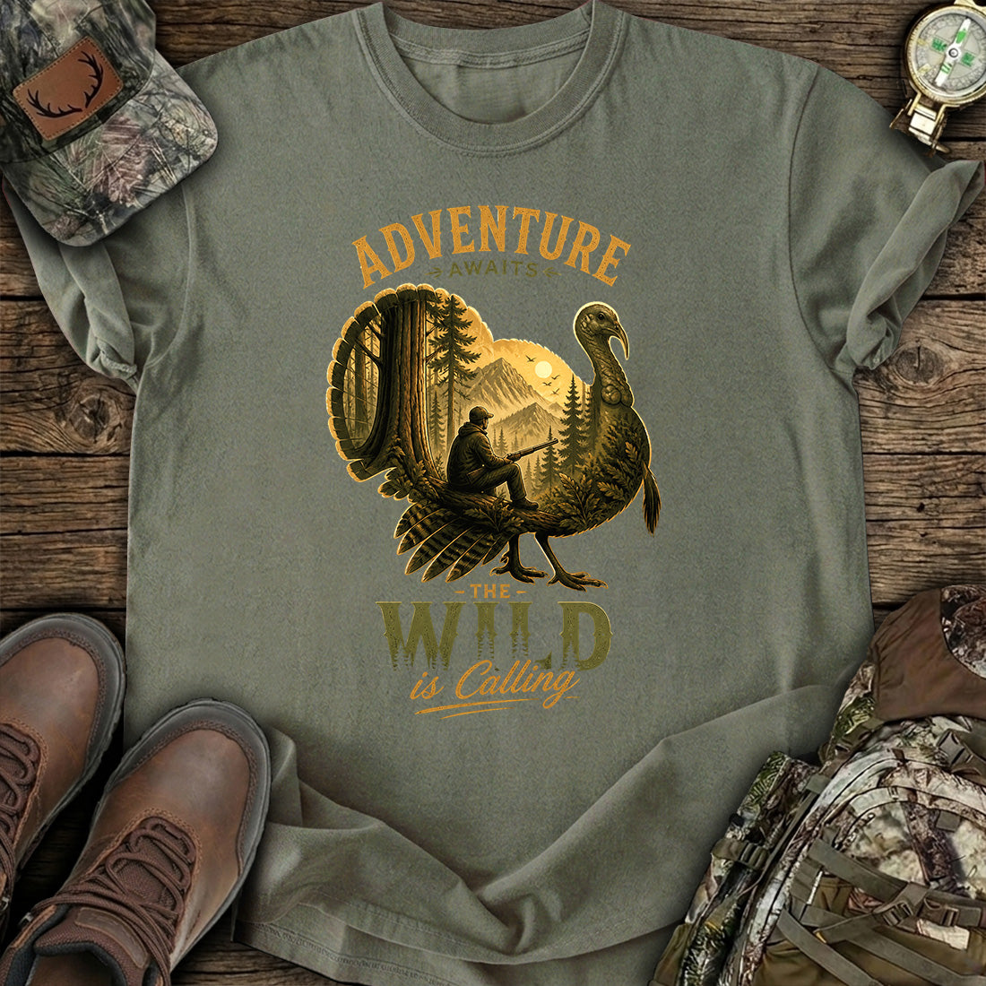 Turkey Hunting Adventure T-Shirt product image 2
