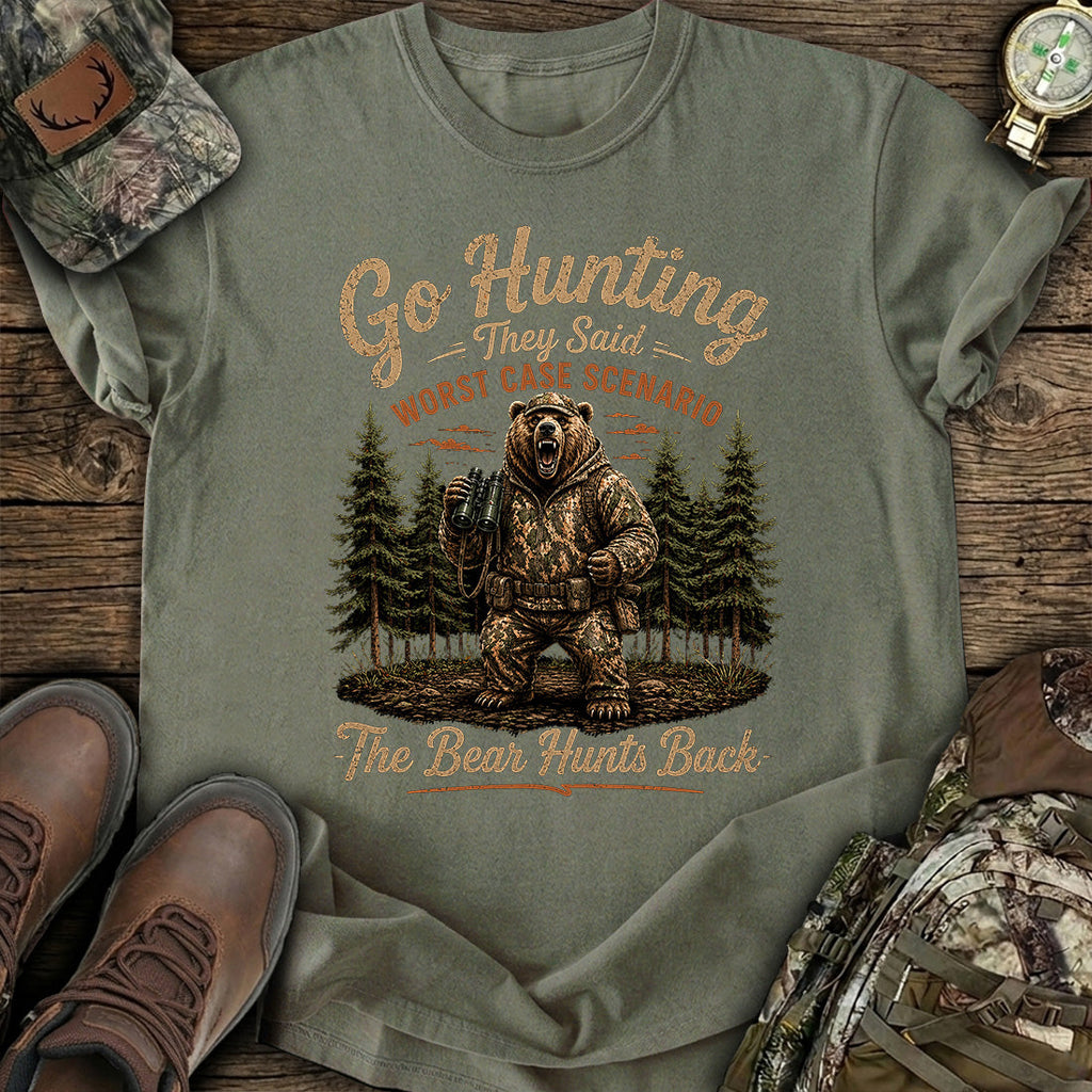Bear Hunts Back Hunting T-Shirt product image 7