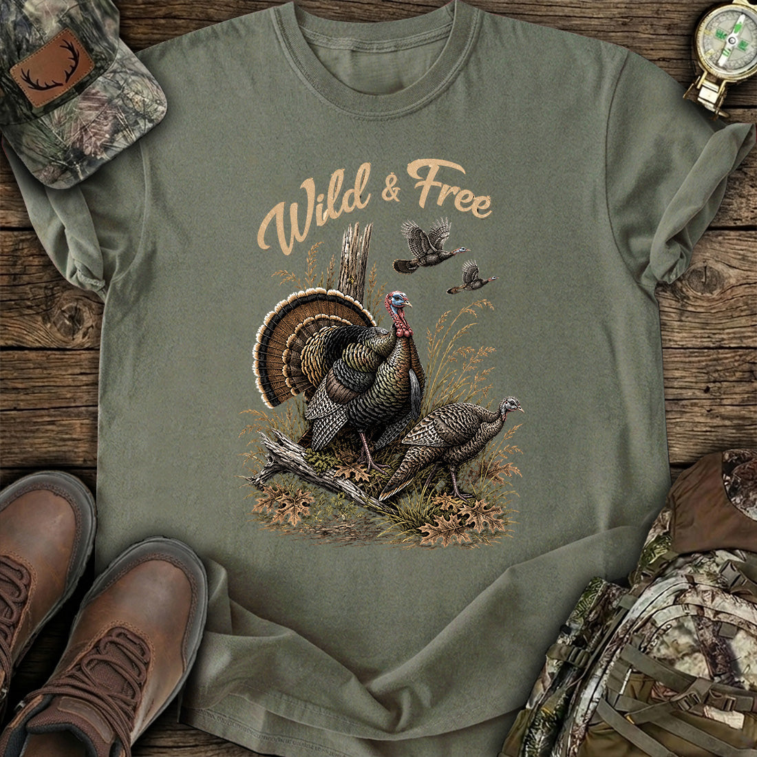 Wild Turkey Hunting T-Shirt product image 2