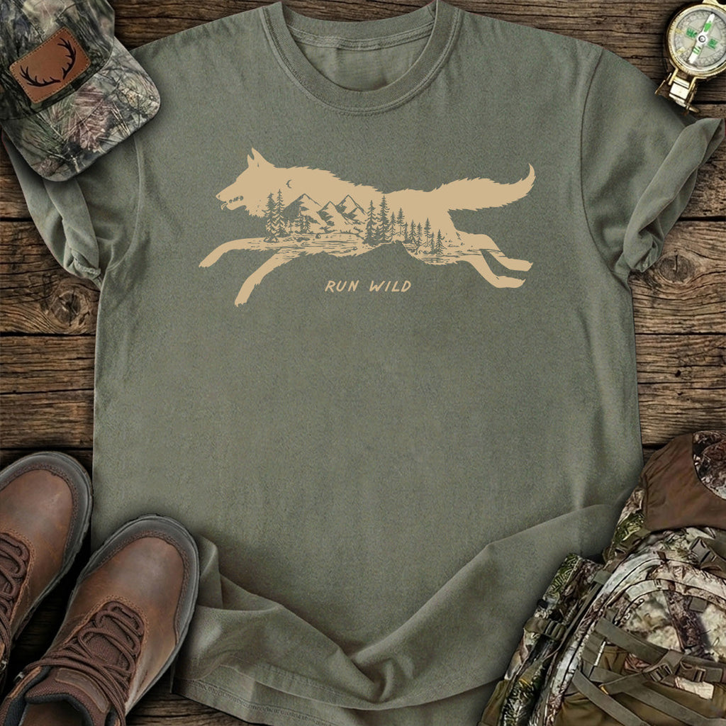Run Wild Wolf T-Shirt product image 6