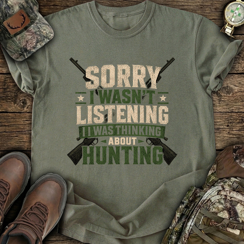 I Was Thinking About Hunting T-Shirt product image 7