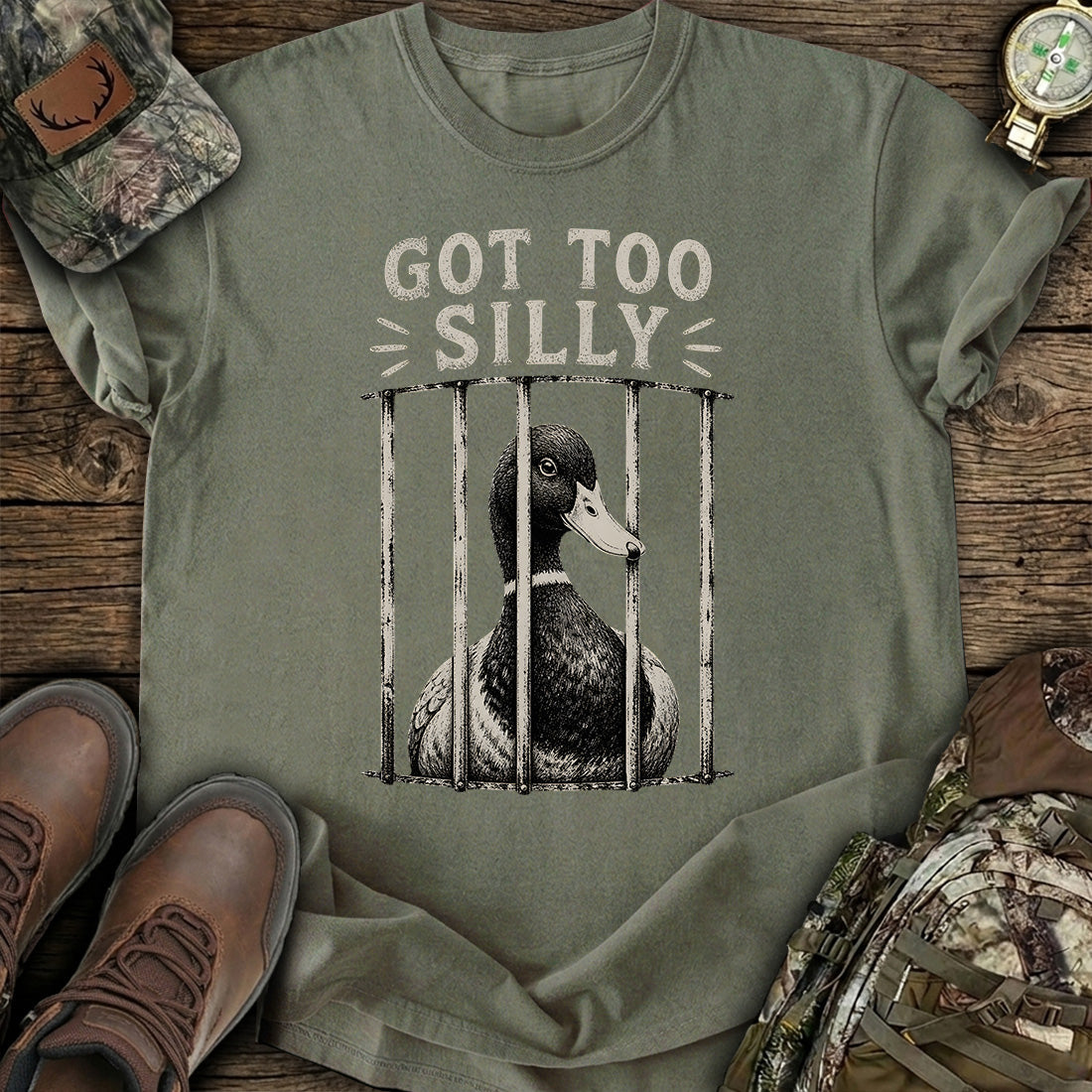 Funny Duck Hunting Joke T-Shirt product image 2