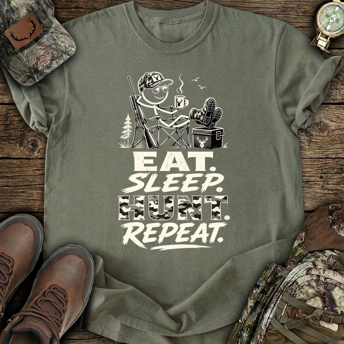 Eat Sleep Hunt T-Shirt product image 7
