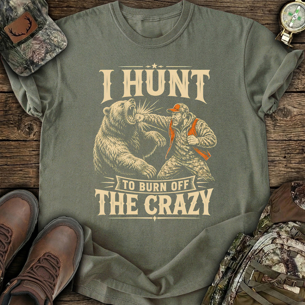 I Hunt Bear Funny T-Shirt product image 5