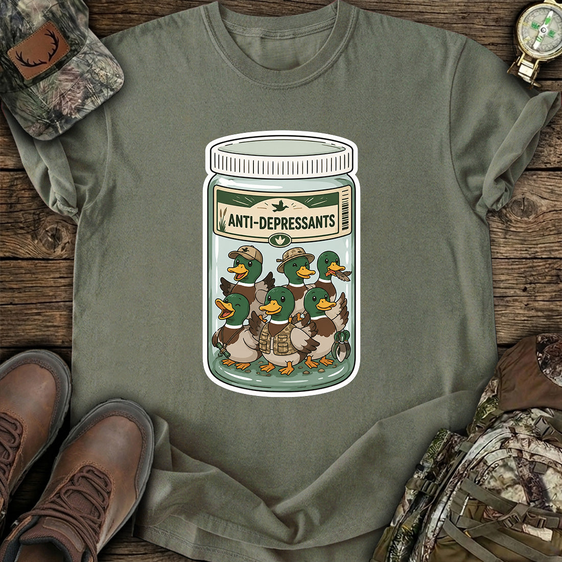 Funny Duck Hunter T-Shirt product image 1