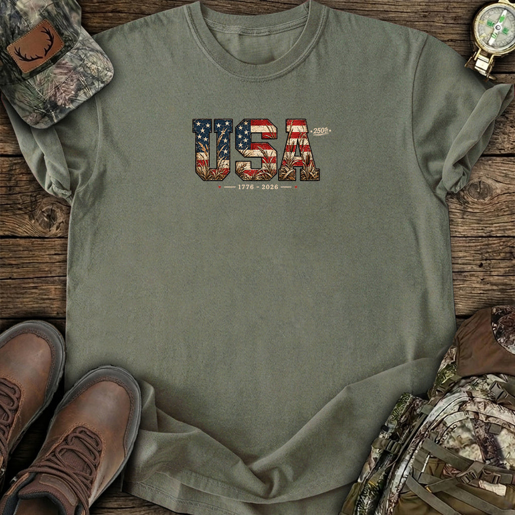 Freedom Blooms USA T-Shirt product image 2