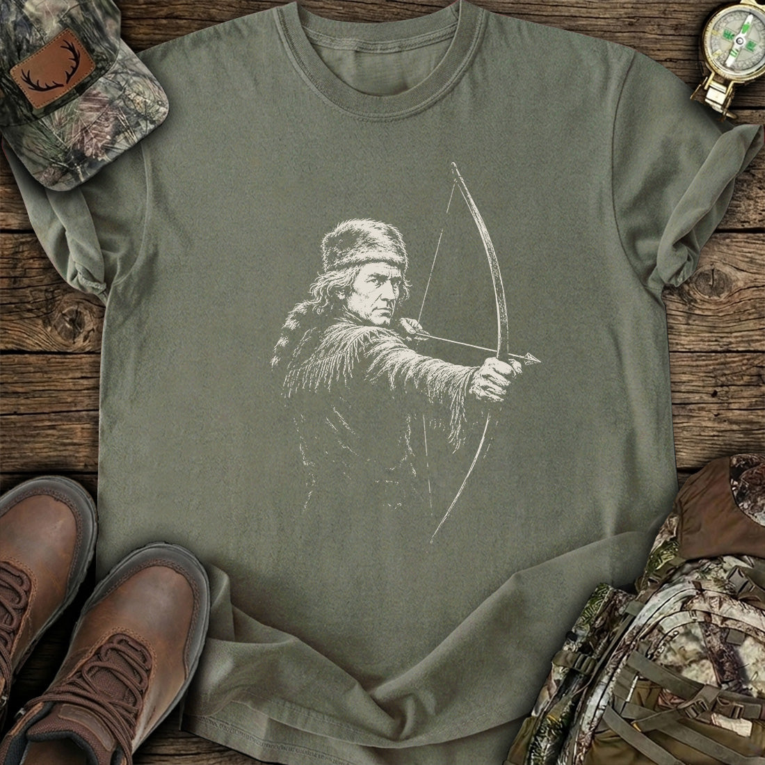 Frontier Arrow Silence Hunt T-Shirt product image 5