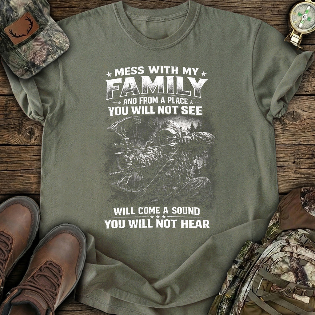 Bow Hunting Family Quote T-Shirt product image 4