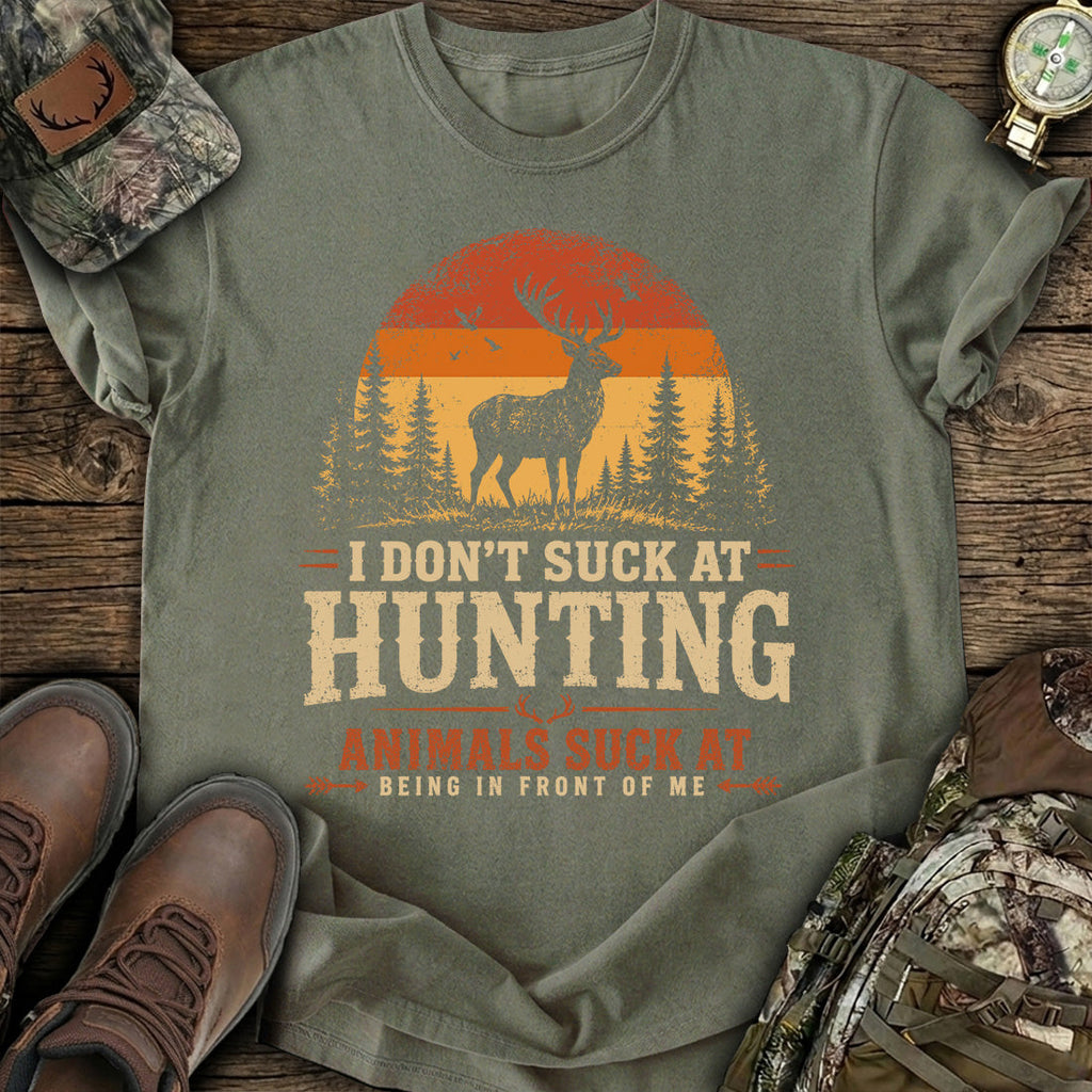 I Don't Suck At Hunting T-Shirt product image 4