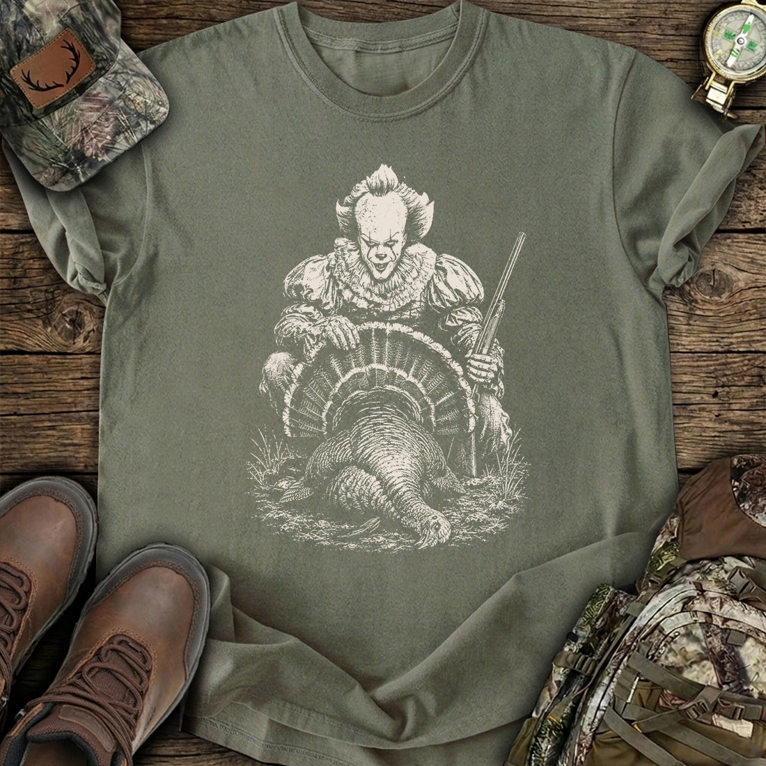 Gobbler Nightmare Clown T-Shirt product image 6
