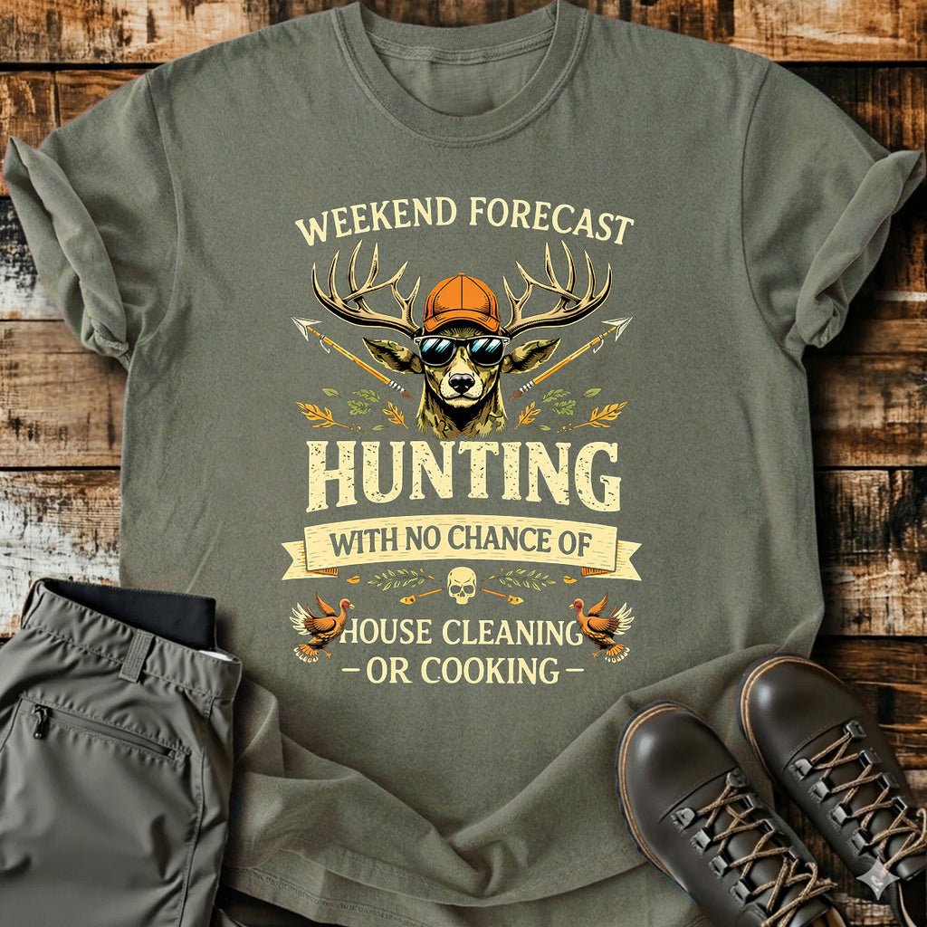 Weekend Hunting Funny T-Shirt product image 5