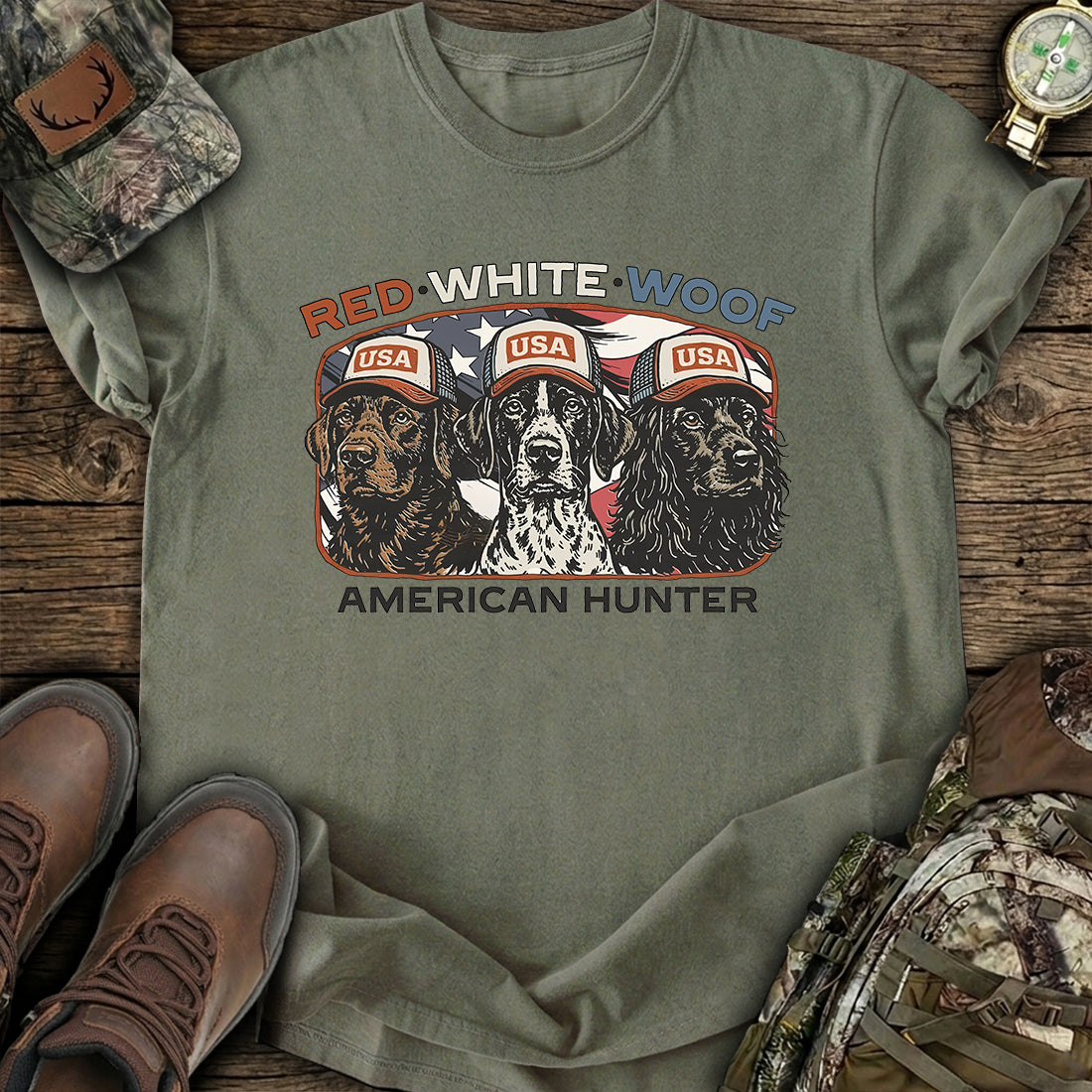 American Hunter Dog T-Shirt product image 3
