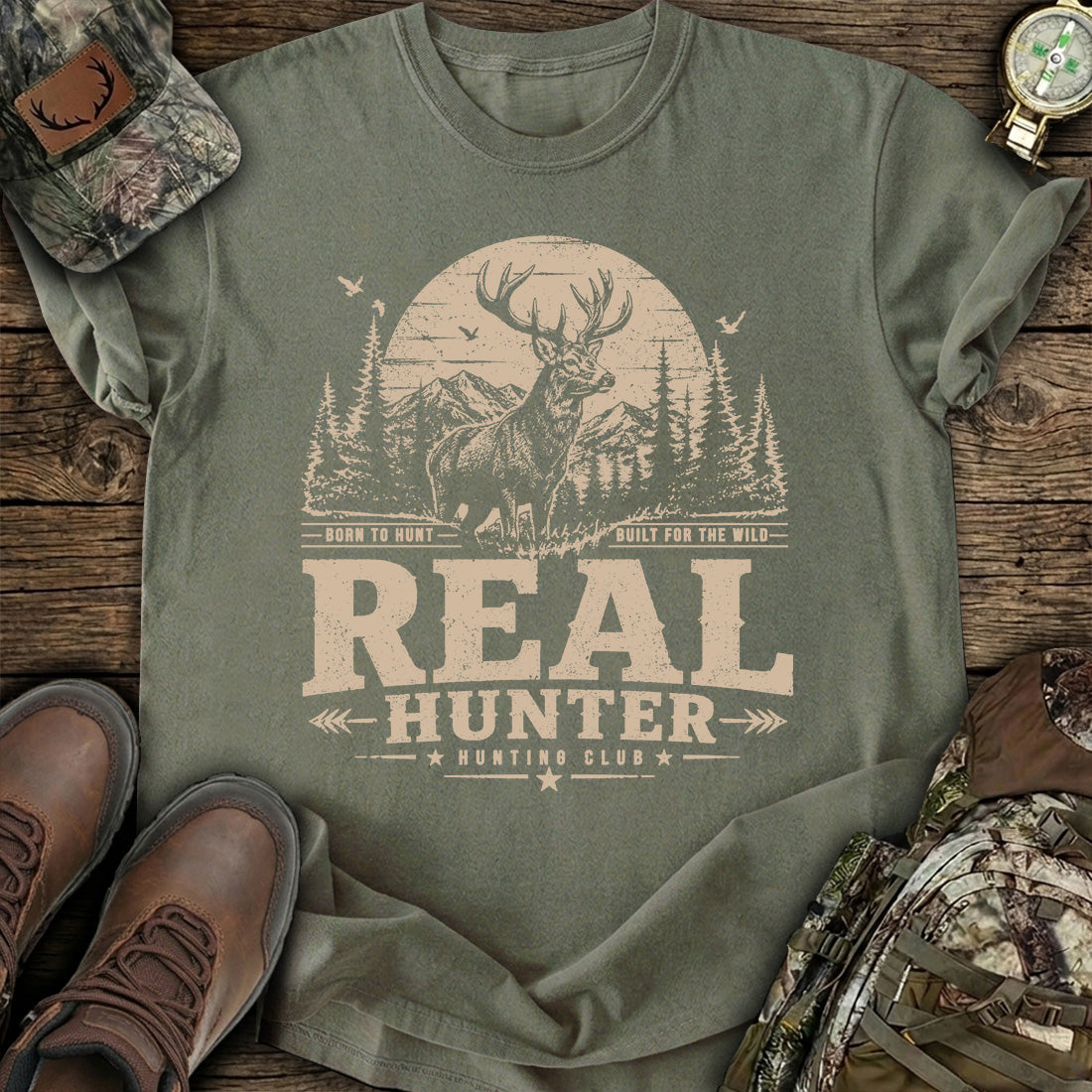 Real Hunter Deer T-Shirt product image 2