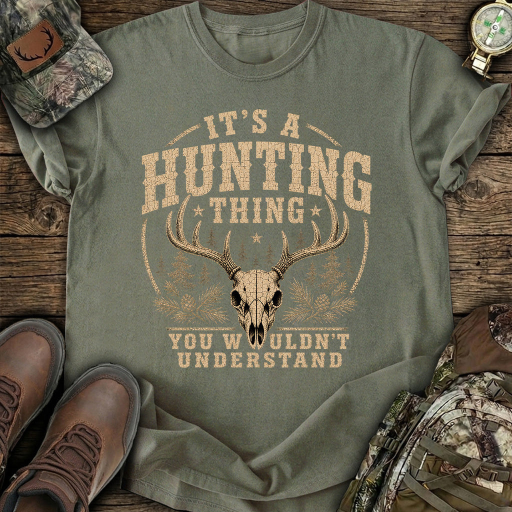 Vintage Hunting Skull T-Shirt product image 5