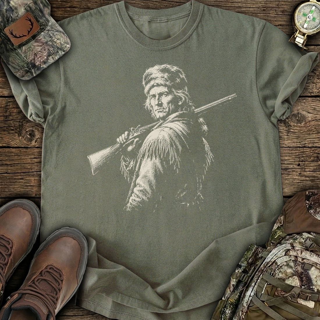 Boone Frontier Hunter T-Shirt product image 2