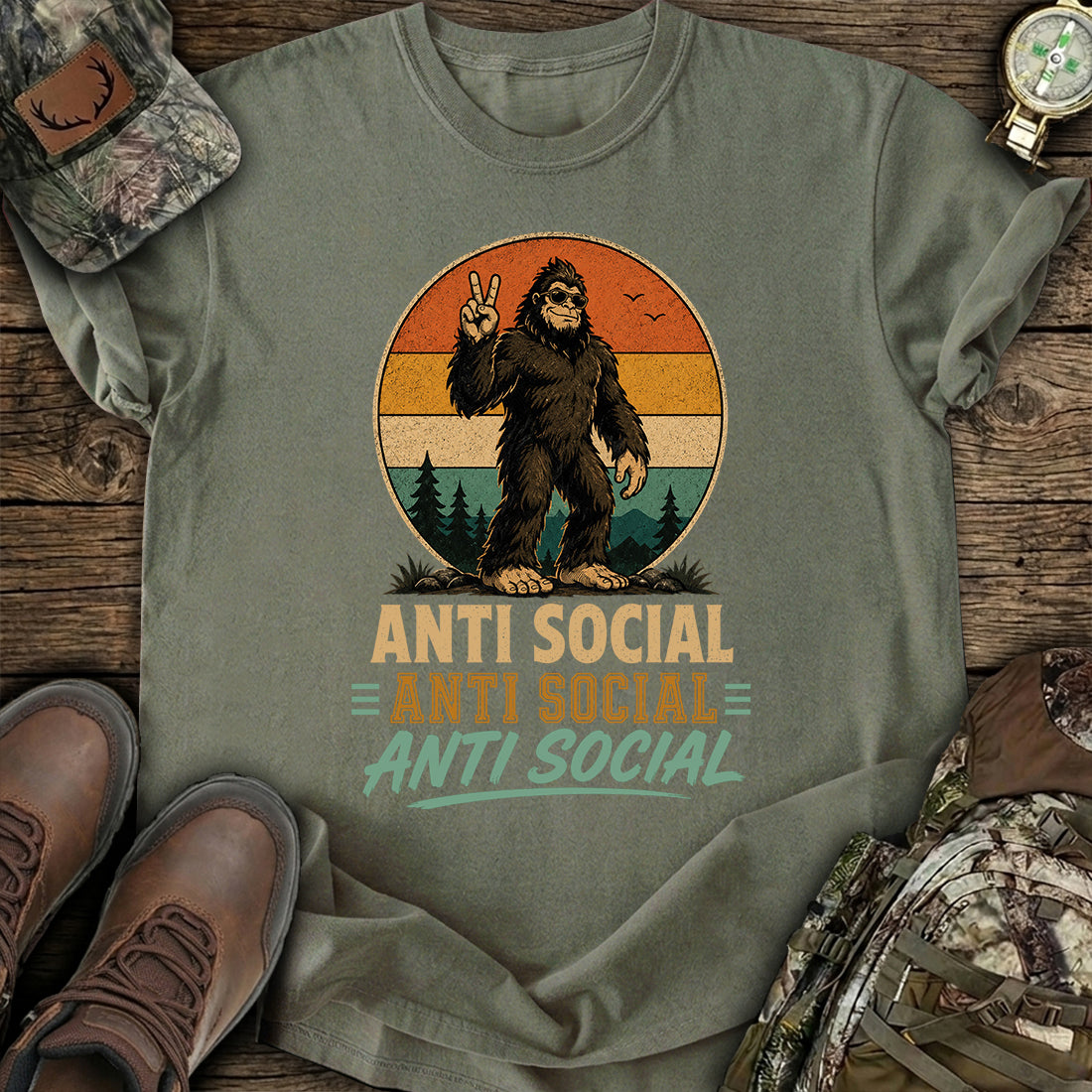 Lone Sasquatch Soul T-Shirt product image 6