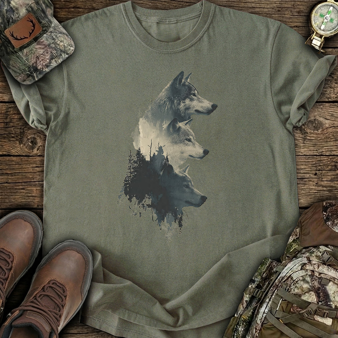 Three Wolves Shadowpack T-Shirt product image 2