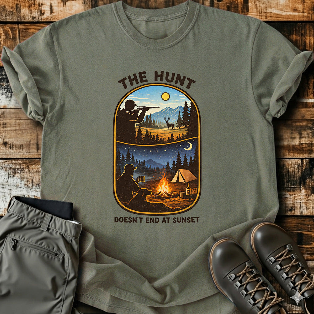 The Hunt Doesn’t End T-Shirt product image 1