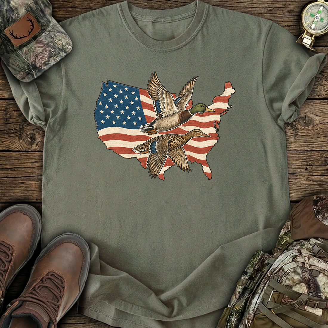 Freedom Duck Flight T-Shirt product image 2