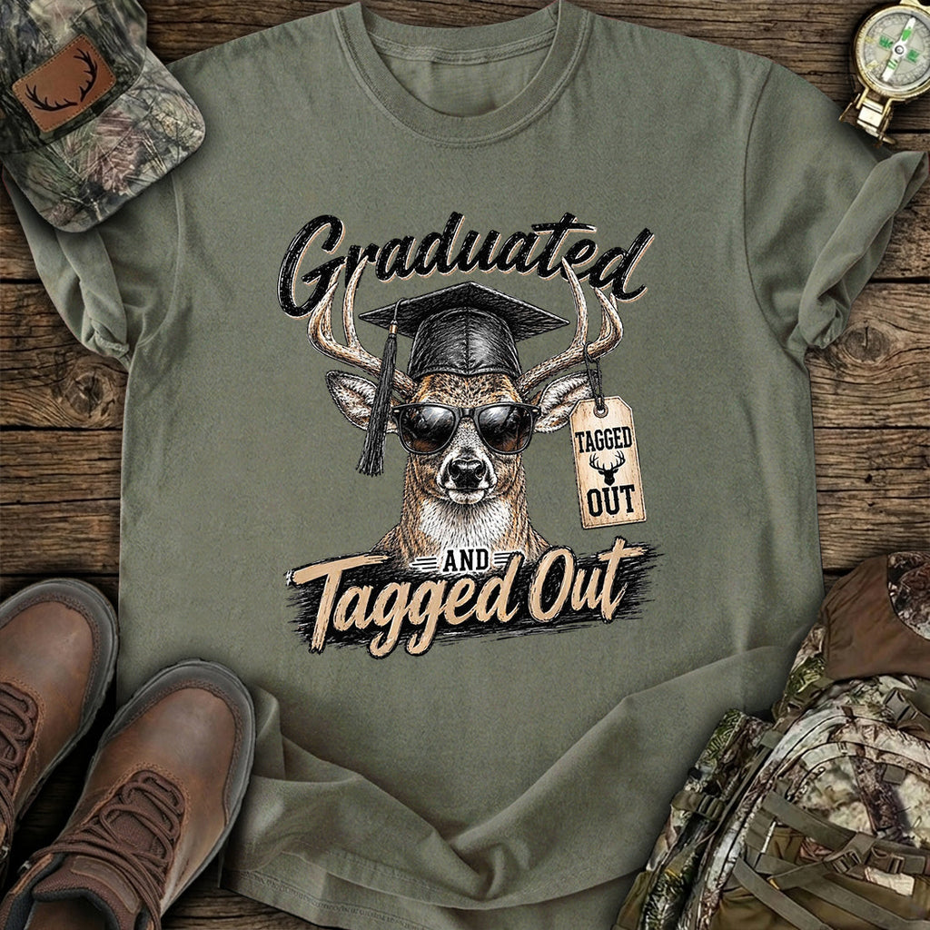 Proudly Tagged Out T-Shirt product image 1