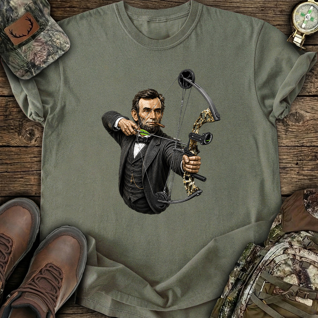 Honest Abe Archer T-Shirt product image 6