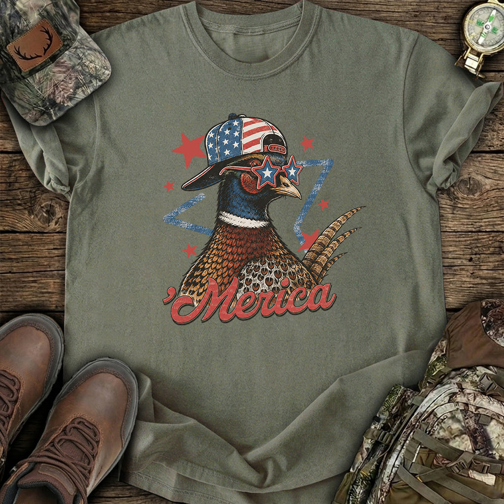 Patriotic Pheasant America T-Shirt product image 2