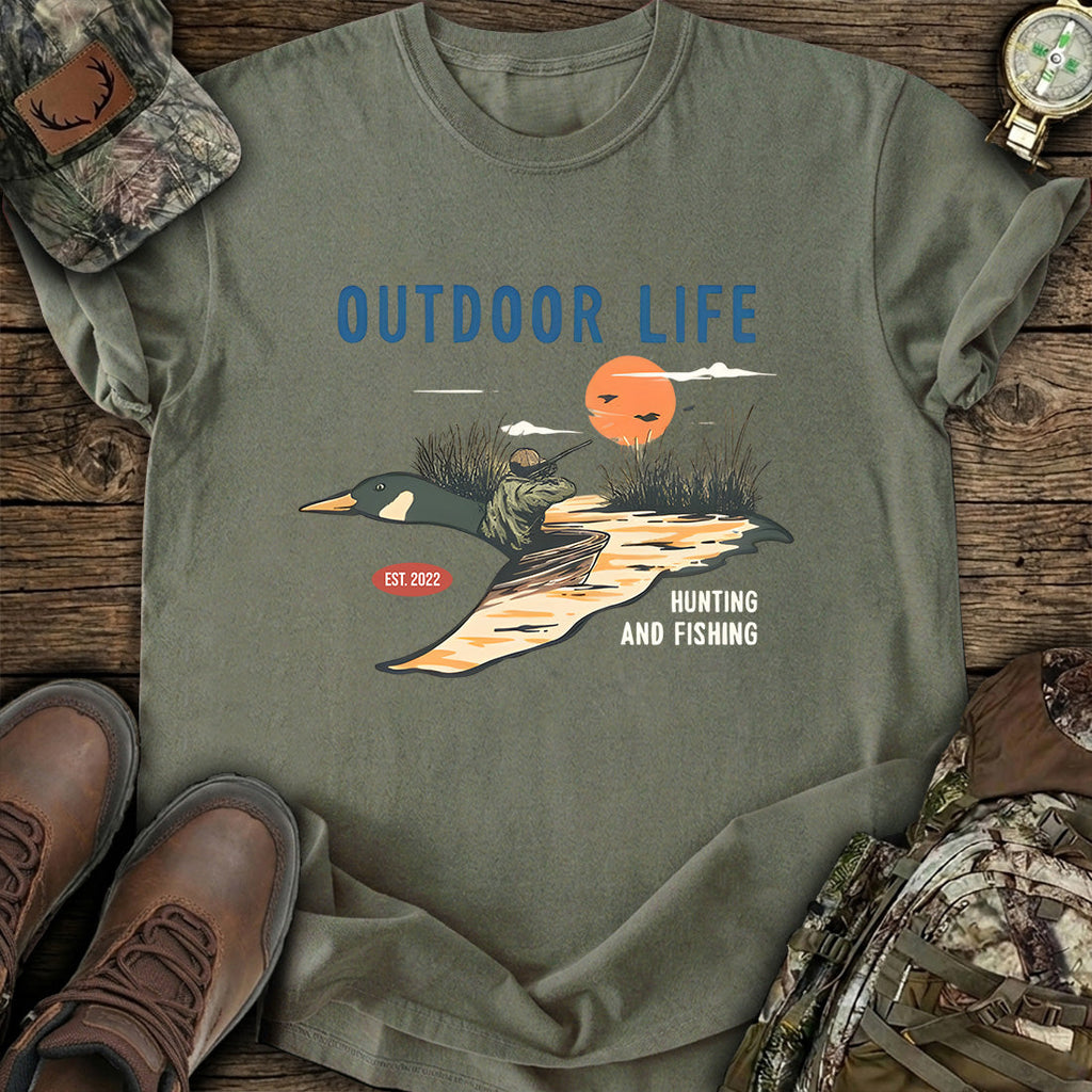 Duck Hunting Outdoor T-Shirt product image 2