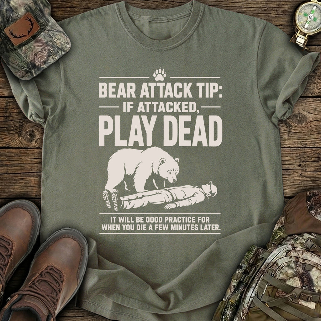 Bear Attack Humor T-Shirt product image 1