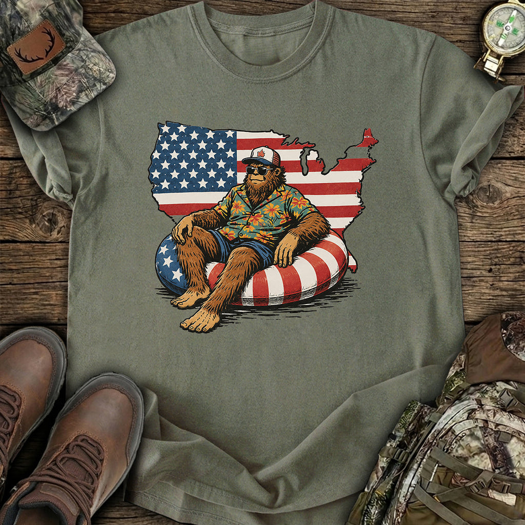 Patriotic Bigfoot T-Shirt product image 8