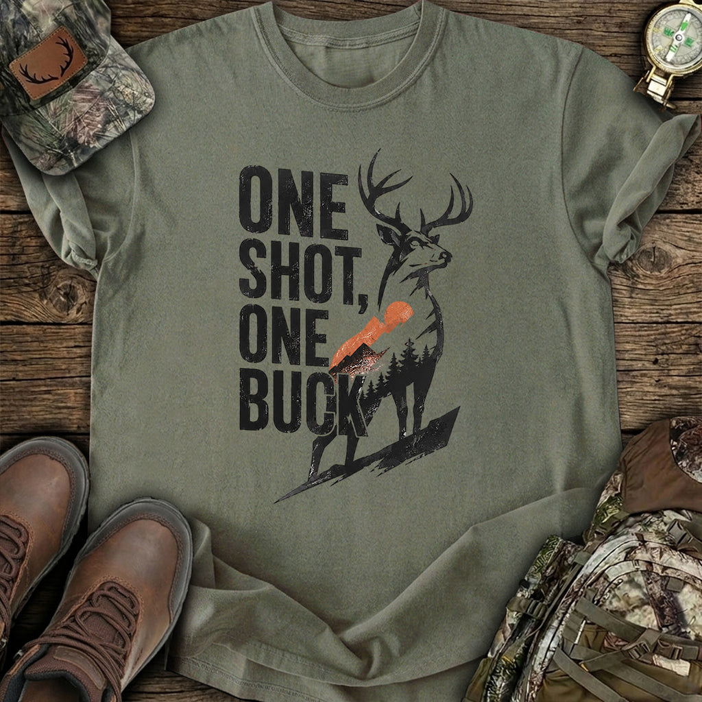 One Shot Buck T-Shirt product image 1