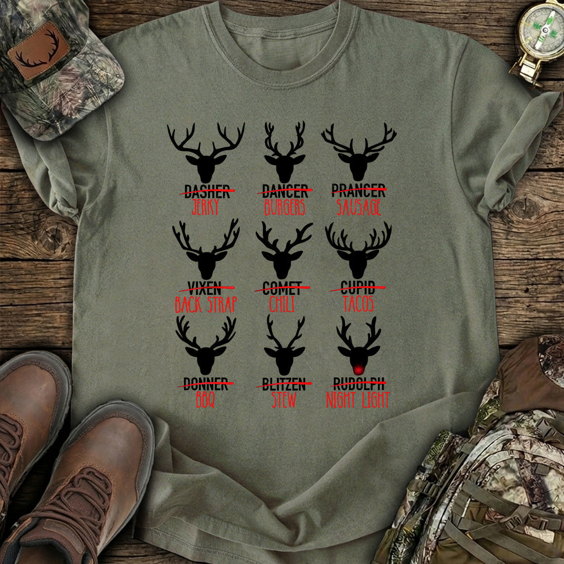 Funny Deer Hunter T-Shirt product image 6