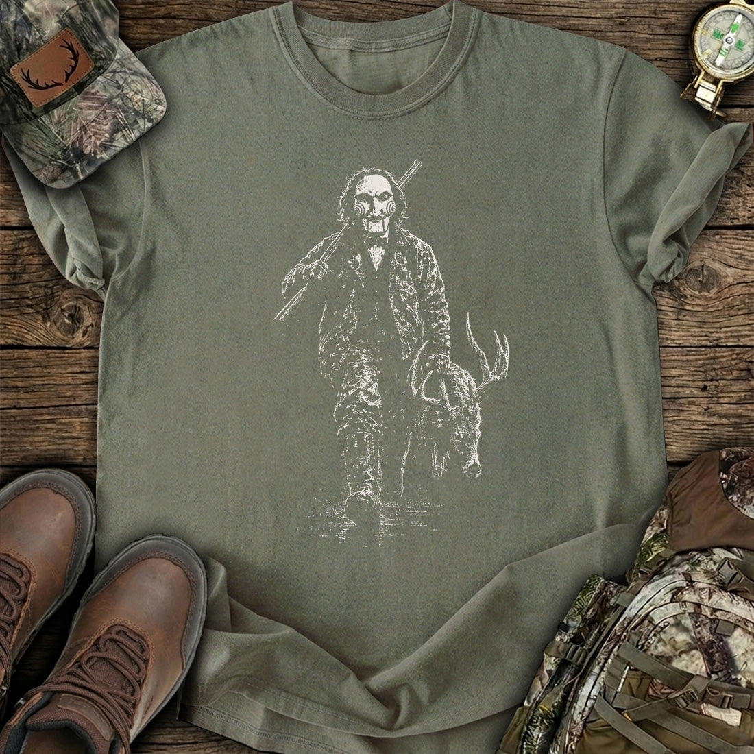 Masked Buck Reaper T-Shirt product image 8