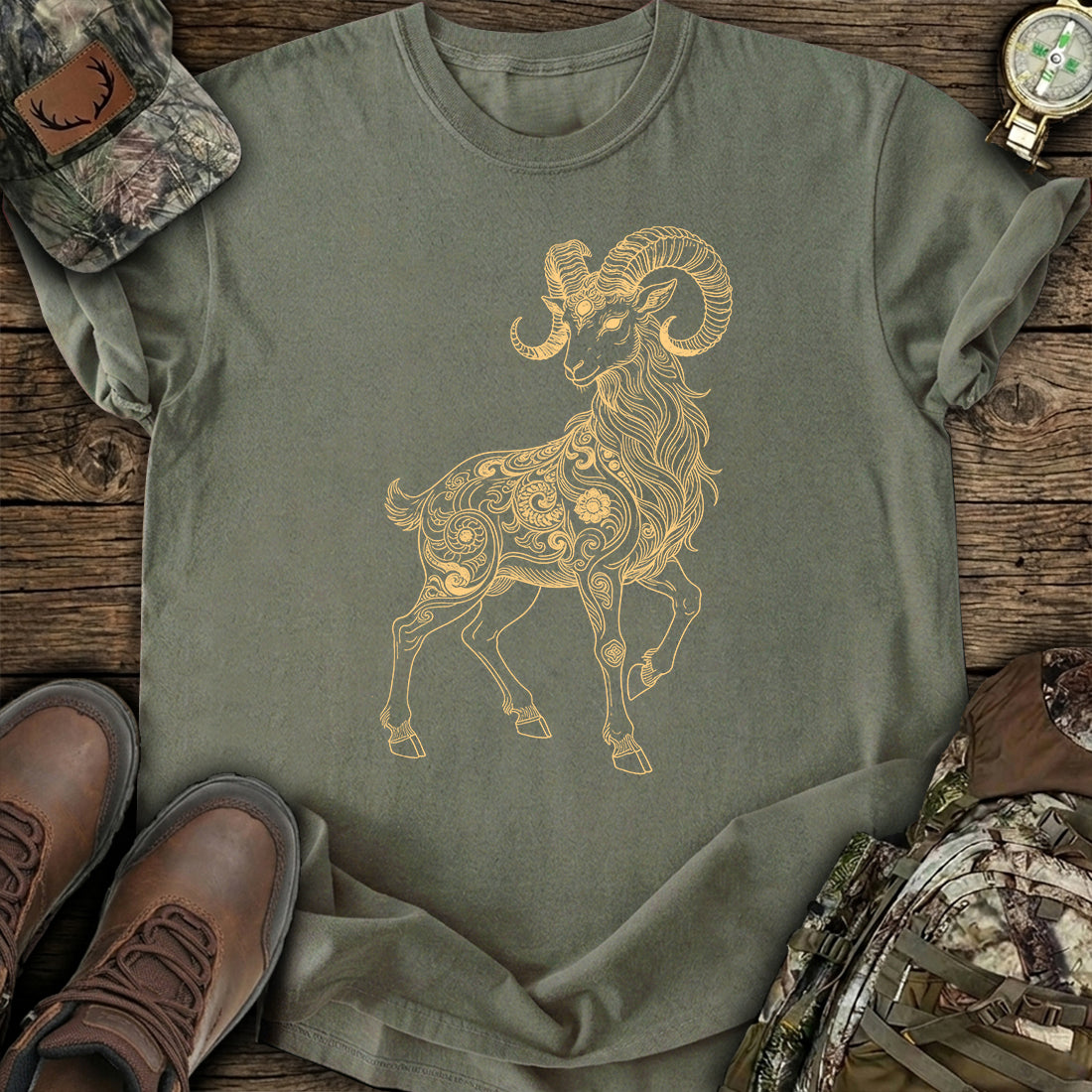 Golden Ram Spirit T-Shirt product image 3