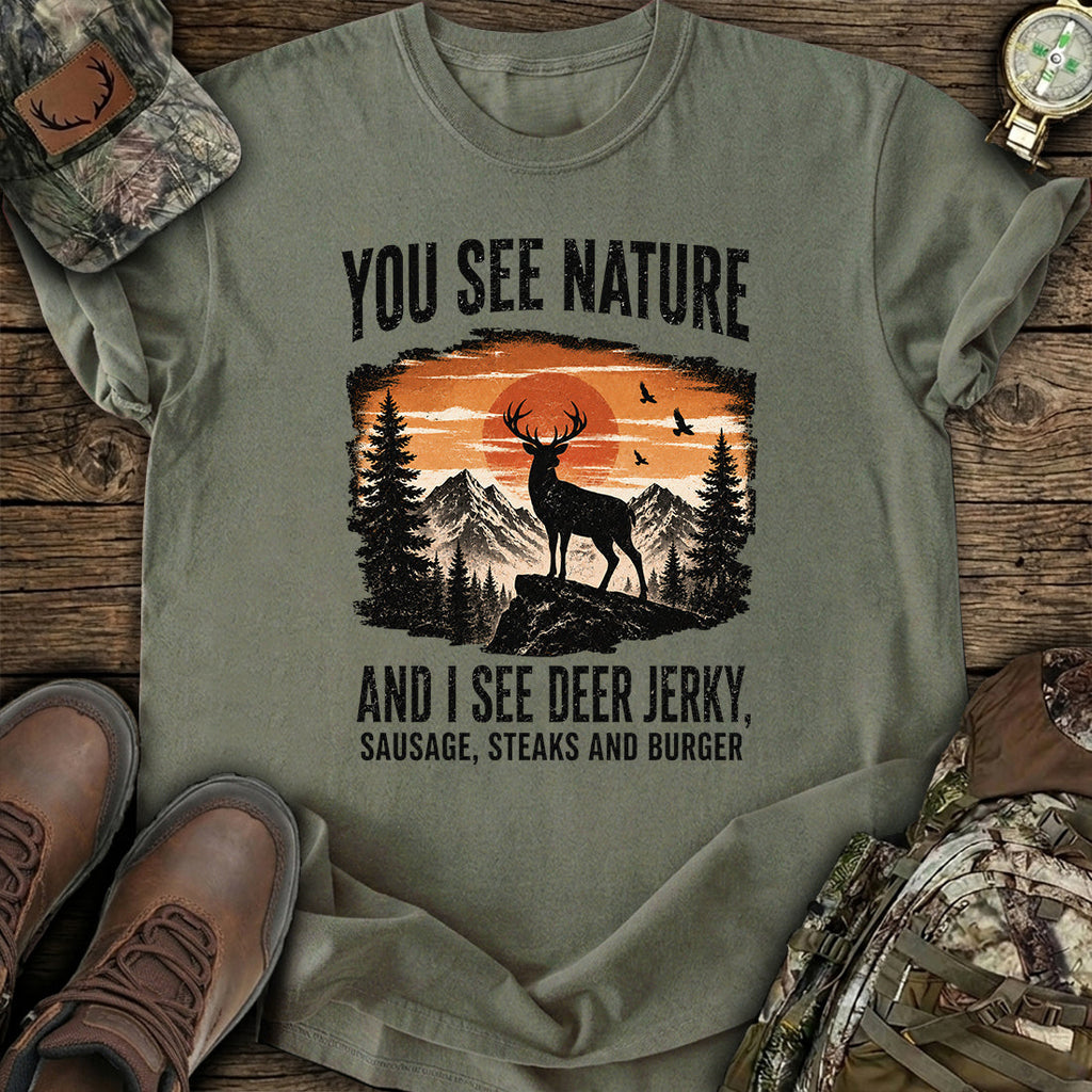 Deer Jerky Vision T-Shirt product image 2
