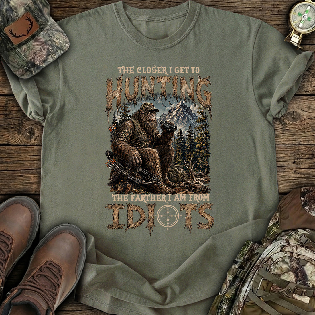 Bigfoot Hunter Spirit T-Shirt product image 6