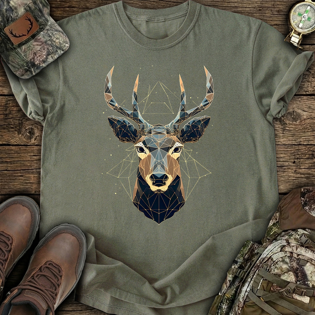 Geometric Deer Soul T-Shirt product image 6