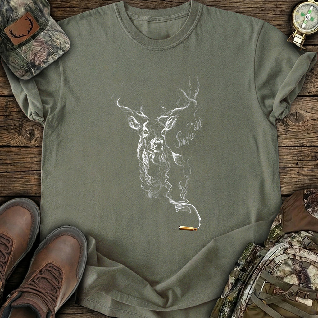 Smokey Deer Hunting T-Shirt product image 5