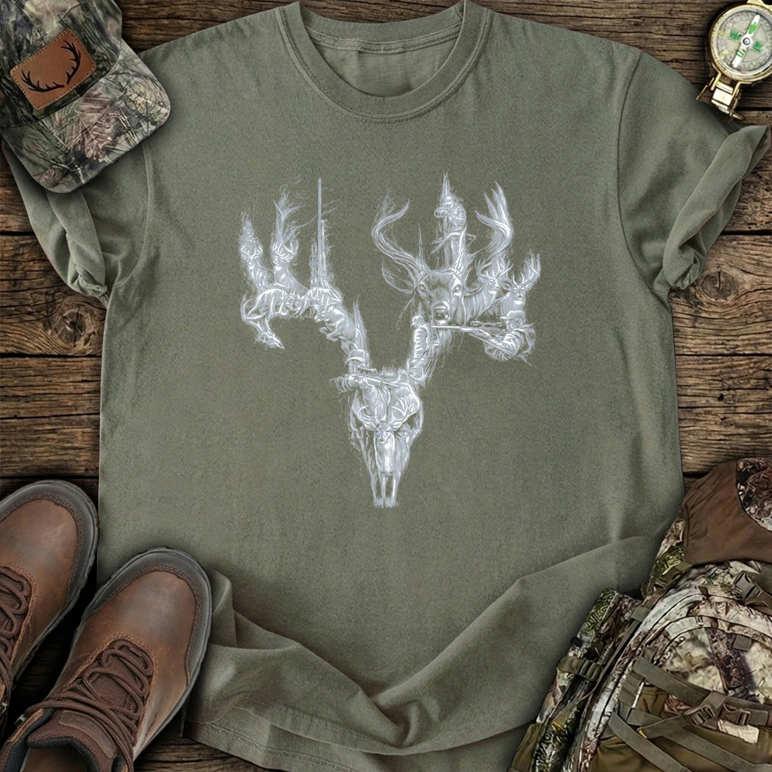 Ghost Buck Hunt T-Shirt product image 4