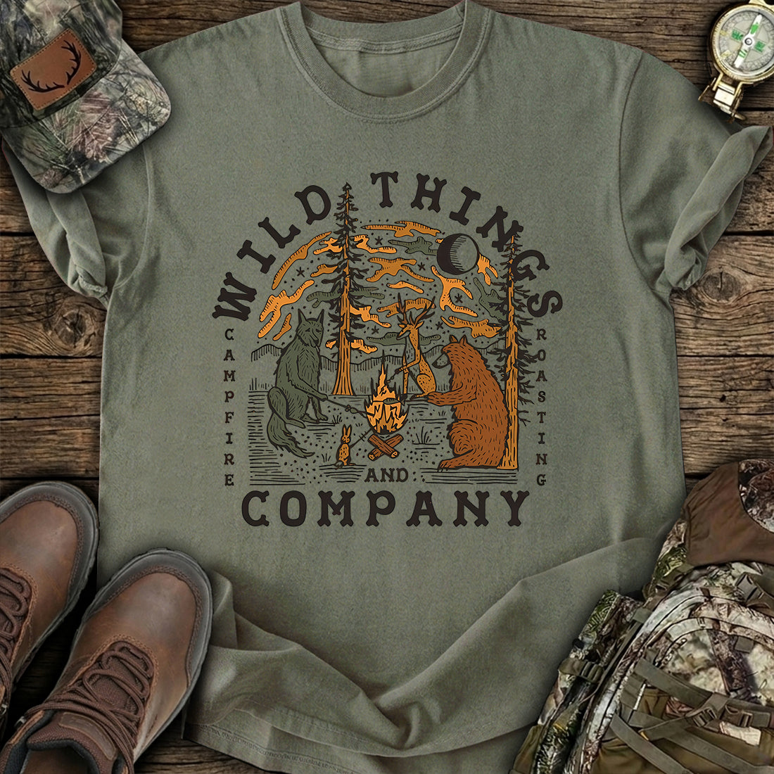 Wild Campfire Nature T-Shirt product image 7