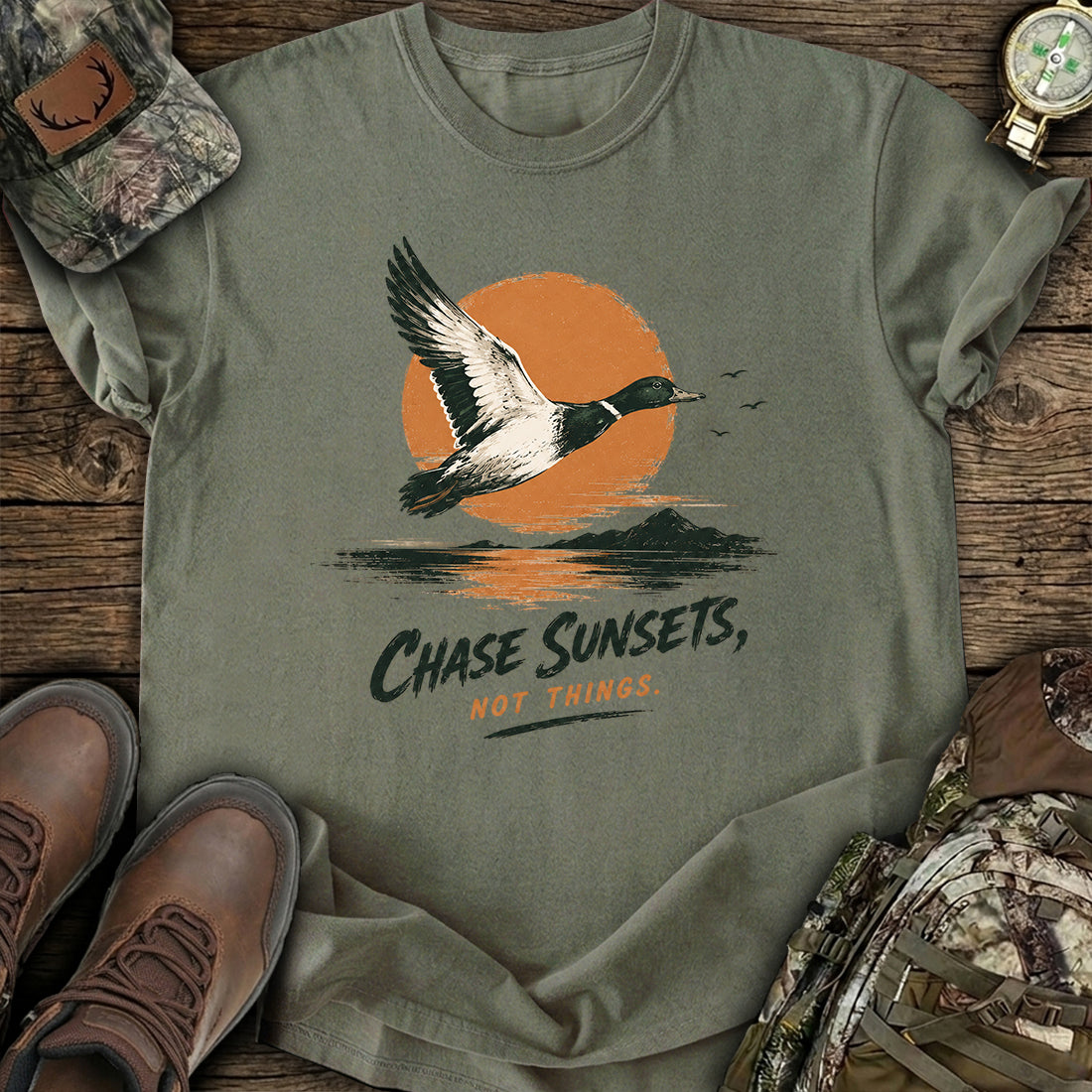 Sunset Chaser Duck T-Shirt product image 7