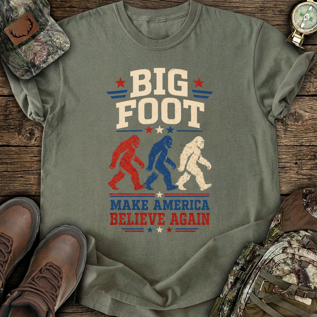 Believe Bigfoot T-Shirt product image 2