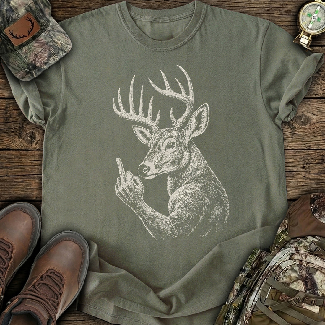 No More Bucks To Give Deer Hunter T-Shirt product image 4