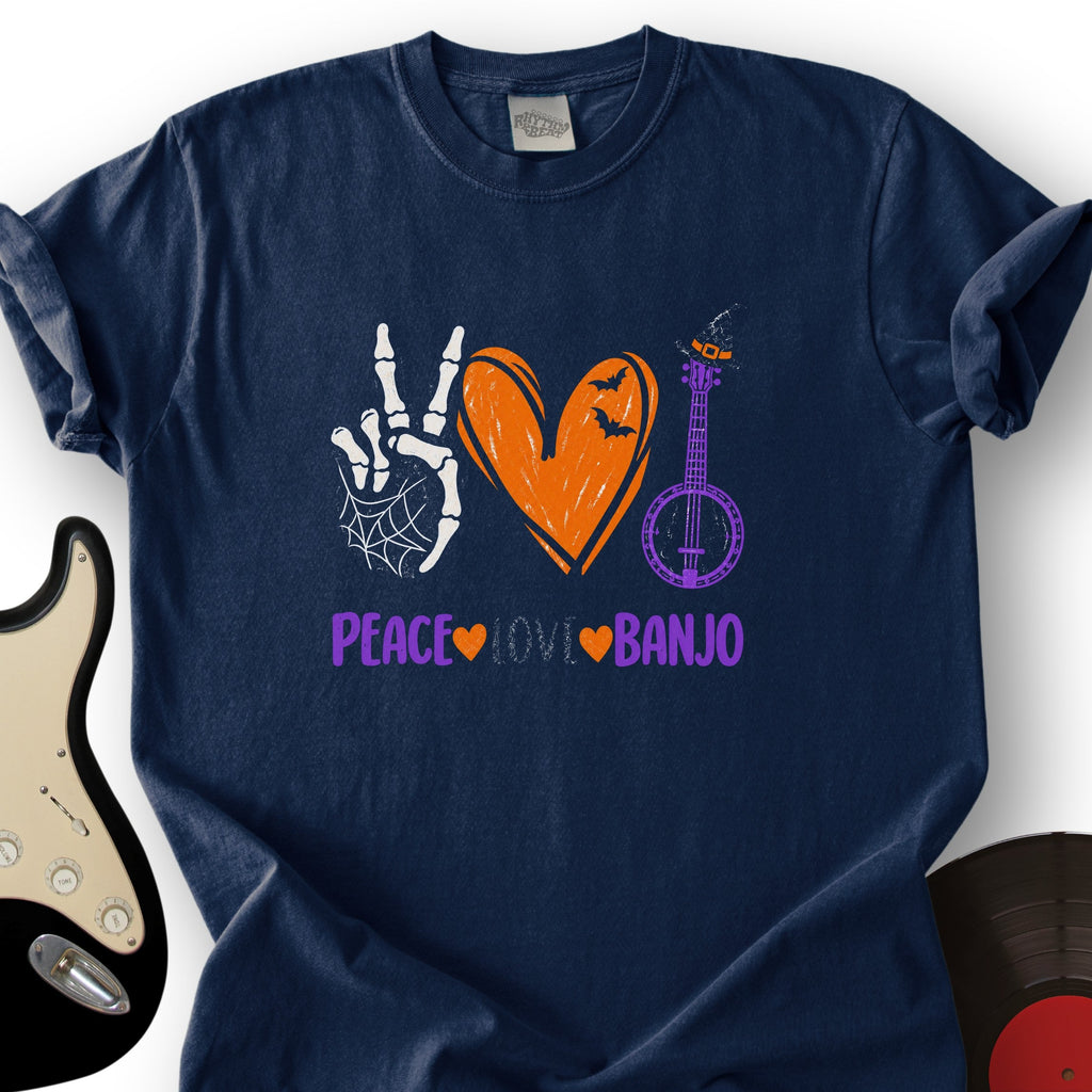 Peace Love Banjo T-Shirt product image 6